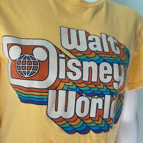 Walt Disney World Retro T-shirt, Vintage Tees -Yellow, Rainbow- - Picture 3 of 5